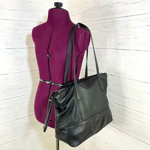 Marc New York Andrew Marc Leather Tote Black